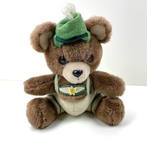 Vintage Dakin Bavarian Lederhosen Teddy Bear